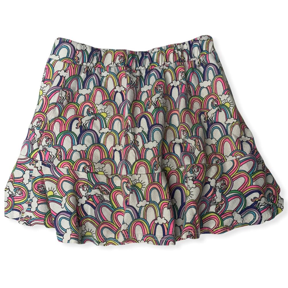 365 Kids Garanimals multicolor rainbow unicorn skort size 6
